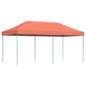 vidaXL Party Tent 292 x 580 x 315 cm Terracotta Oxford Fabric