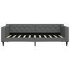 vidaXL Day Bed without Mattress Dark Grey 90x190 cm Single Fabric