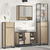 vidaXL Bathroom Cabinet Sonoma 40 x 30 x 100 cm Engineered Wood