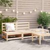 vidaXL 3 Piece Garden Lounge Set Solid Pinewood