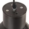 vidaXL Hanging Lamp 25 W Black Round 17 cm E27