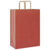 vidaXL Paper Bags 50 pcs with Handles Red 32x17x44 cm