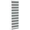 vidaXL Zebra Blind Dark Grey 40x150 cm Fabric Width 35.9 cm Polyester