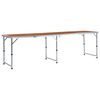 vidaXL Foldable Camping Table Aluminium 240x60 cm