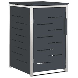 vidaXL Wheelie Bin Storage for 1 Bin 240L Anthracite