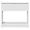 vidaXL Console Table with Drawers White 85.5x38.5x74.5 cm