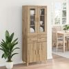 vidaXL Highboard Artisan Oak 69.5 x 34 x 180 cm Engineered Wood