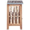 vidaXL Bedside Cabinet 41x30x50 cm Solid Mahogany Wood