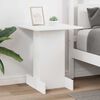 vidaXL End Table White 44.5 x 45 x 55 cm Engineered Wood