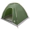 vidaXL Camping Tent 2-Person Green 185T Polyester with PU coating