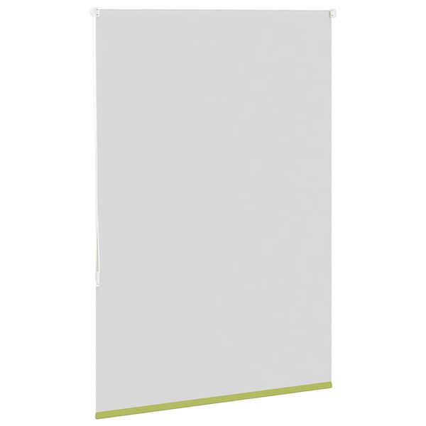 vidaXL Roller Blind Blackout Leaves Green 105x175 cm Fabric Width 100.7 cm Polyester