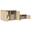 vidaXL Storage Cabinet 2 pcs Sonoma Oak 108 x 41 x 40 cm