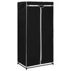 vidaXL Wardrobe Black 75x50x160 cm