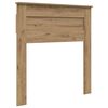 vidaXL Bed Frame Artisian Oak 90 x 190 cm Solid Pine Wood