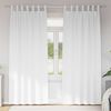 vidaXL Blackout Curtains with Rings 2 pcs Pure White 260 x 140 cm