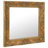 vidaXL Wall Mirror Baroque Style 60x60 cm Gold