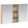 vidaXL Bathroom Cabinet Set 3 pcs 80 x 10.5 x 50 cm Engineered wood