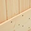 vidaXL Sliding Door with Hardware Set 90x210 cm Solid Wood Pine