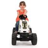 Smoby Kids Tractor and Trailer Farmer XL White and Black