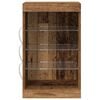 vidaXL LED Sideboard Old Wood 41 x 37 x 67 cm Engineered Wood