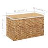 vidaXL Laundry Basket 82x42.5x52.5 cm Water Hyacinth