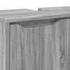 vidaXL Bathroom Basin Cabinet with Shelf Grey Sonoma 60 x 30 x 60 cm
