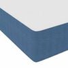 vidaXL Bed Frame with Mattress Blue 80 x 200 cm Fabric