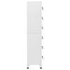 vidaXL Locker Cabinet Light Grey 38x40x180 cm Steel