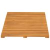 vidaXL Bath Mat Plain Brown 60 x 40 cm Wood
