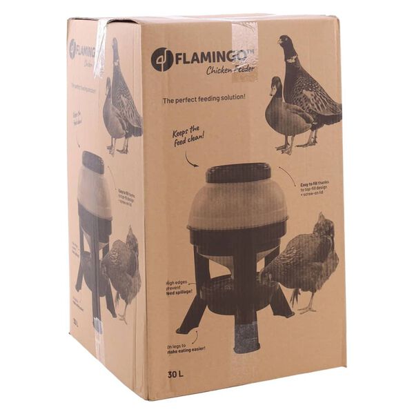 FLAMINGO Chicken Feeder Mivo 30 L