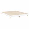 vidaXL Bed Frame without Mattress White 180x200 cm Super King Engineered Wood