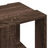 vidaXL Coffee Table Brown Oak 32x32x30 cm Engineered Wood