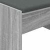 vidaXL Hall Bench with Cushion Grey Sonoma 83 x 38 x 40 cm