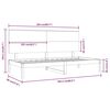 vidaXL Day Bed without Mattress 90x200 cm Solid Wood Pine