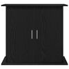 vidaXL Aquarium Stand Black Oak 81x36x73 cm Engineered Wood