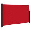 vidaXL Retractable Side Awning Red 117x300 cm