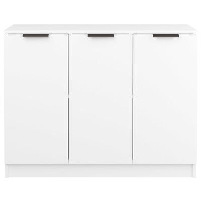 vidaXL Sideboard White 90.5x30x70 cm Engineered Wood