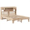 vidaXL Bed Frame without Mattress 150x200 cm King Size Solid Wood Pine
