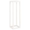 vidaXL 3 Piece Plant Stand Set White Solid Wood Pine