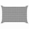 vidaXL Sunshade Sail 2 x 3.5 m HDPE Rectangular Anthracite and White