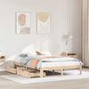 vidaXL Bed Frame with Drawers without Mattress 140x190 cm