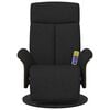 vidaXL Massage Recliner Chair Black 79 x 87 x 104.5 cm Fabric