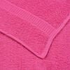 vidaXL Bath Towels "FROGN" 10 pcs Pink 100x150 cm 360 gsm