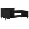 vidaXL Coffee Table Black 100x50x45 cm Engineered Wood