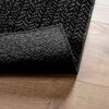 vidaXL Rug ZIZUR Anthracite 120x170 cm Jute Look Indoor and Outdoor