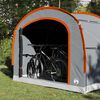 vidaXL Tent with Roof Grey and orange 268 x 240 x 191 cm Polyester
