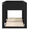 vidaXL Bunk Bed for Kids Black Oak 80 x 200 cm Engineered Wood