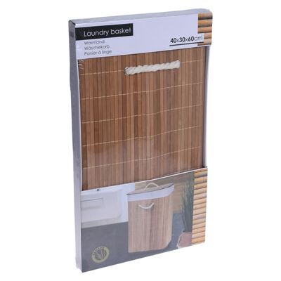 Bathroom Solutions Foldable Laundry Basket Bamboo