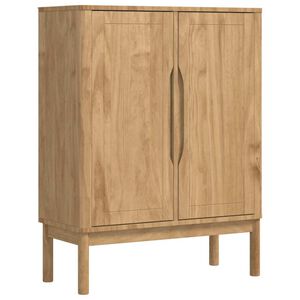 vidaXL Sideboard FLORO Wax Brown 70 x 30 x 70.5 cm Solid Pine Wood
