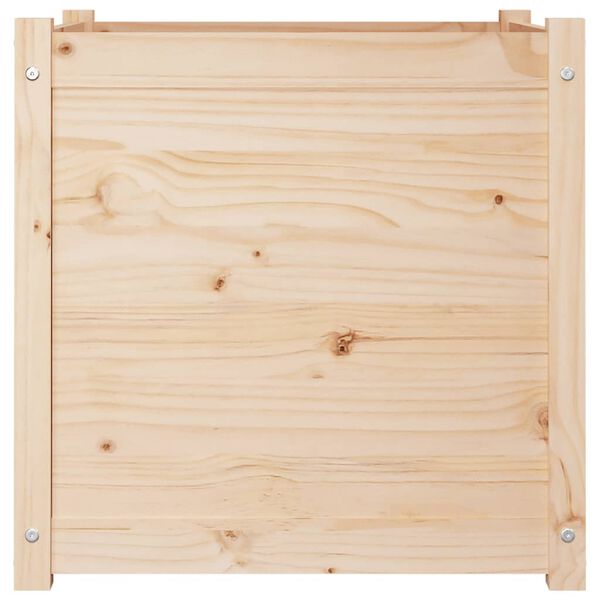 vidaXL Garden Planters 2 pcs 60x60x60 cm Solid Pinewood